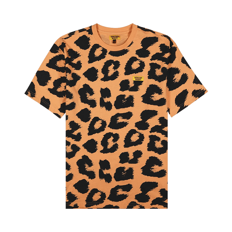 Chinatown Market Leopard Tee "Peach"