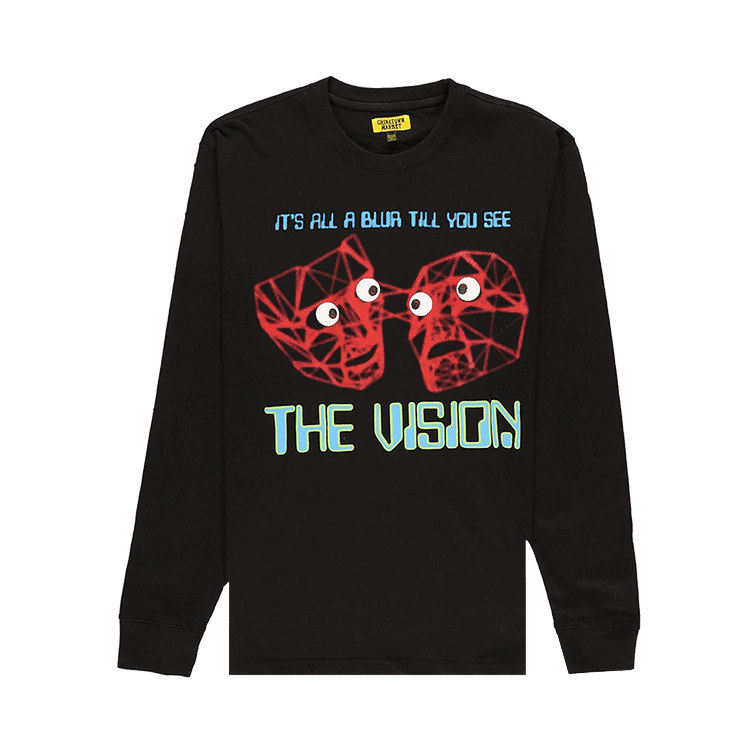 Chinatown Market Vision Long-Sleeve Tee "Black"