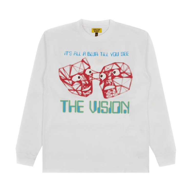 Chinatown Market Vision Long-Sleeve Tee "White"