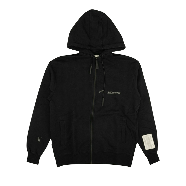 A-Cold-Wall* Logo Zip Hoodie "Black"