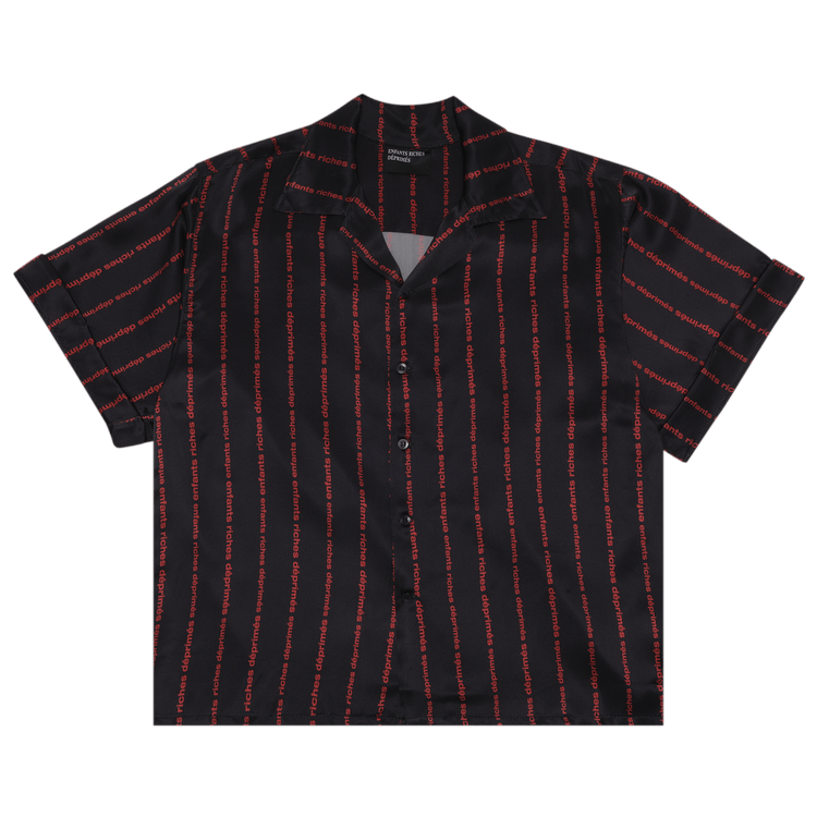 Enfants Riches Déprimés Logo Stripe Chemise Short-Sleeve Shirt "Purple/Red"