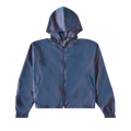 Fear of God Nylon Full Zip Hoodie "Blue Iridescent"
