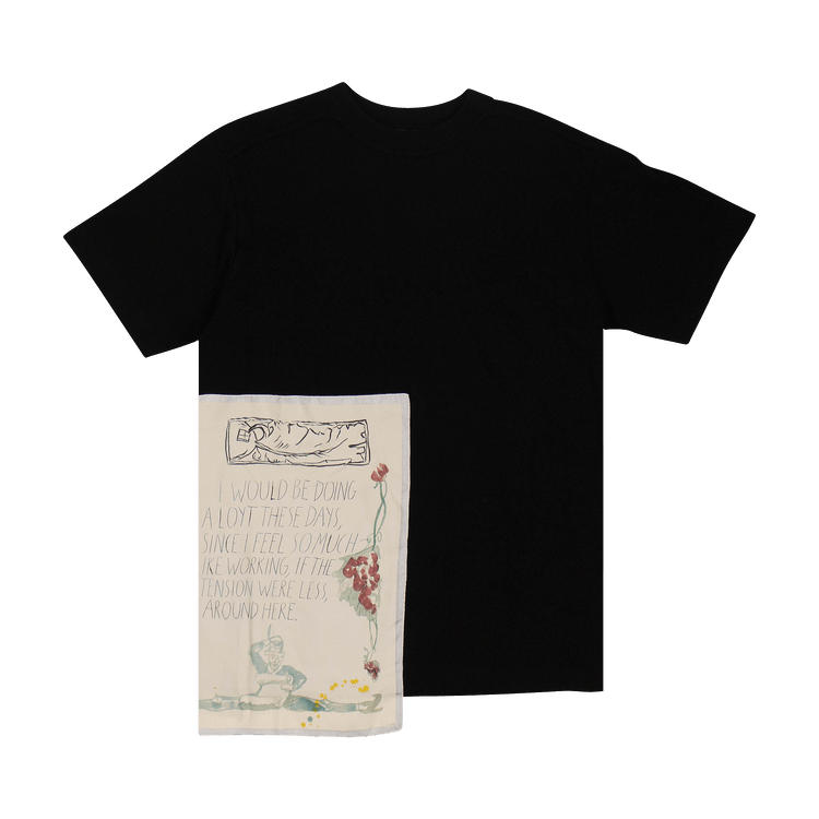 Dior x Raymond Pettibon Floral Patch T-Shirt "Black"