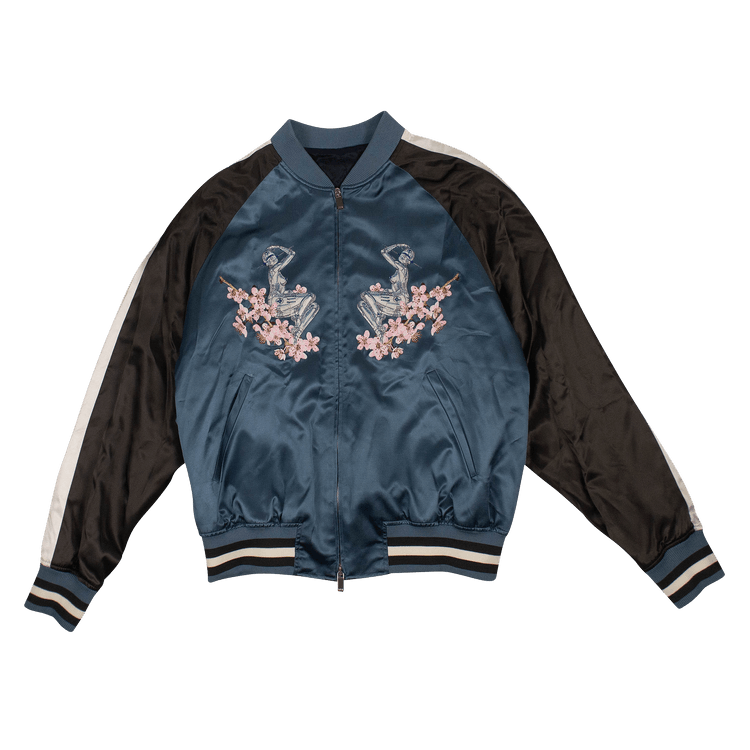Dior x Sorayama Embroidered Souvenir Bomber Jacket "Blue"