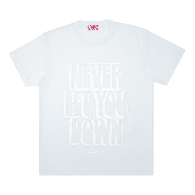 Flight Club Never Let You Down Tee "Baby Blue/White"