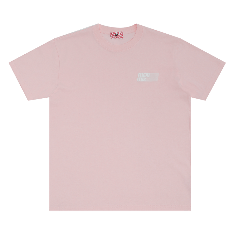 Flight Club Streak Logo Tee "Baby Pink/White"