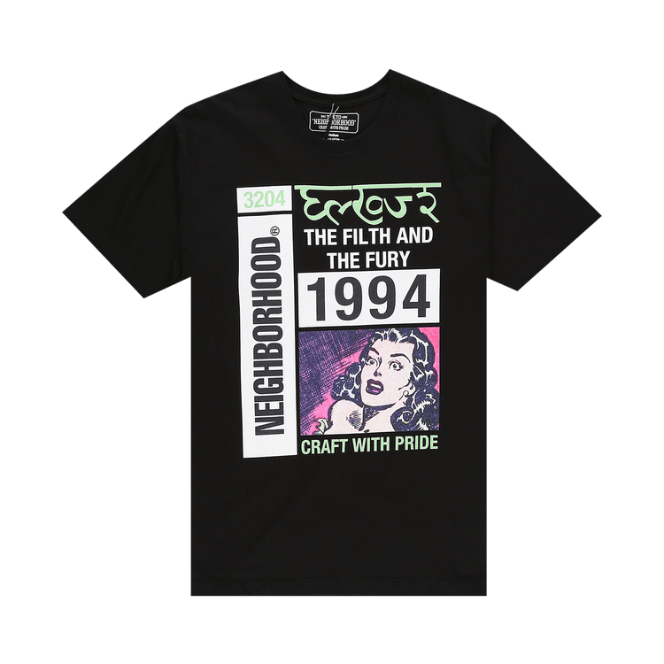 Neighborhood Tabloid 1 Tee "Black"