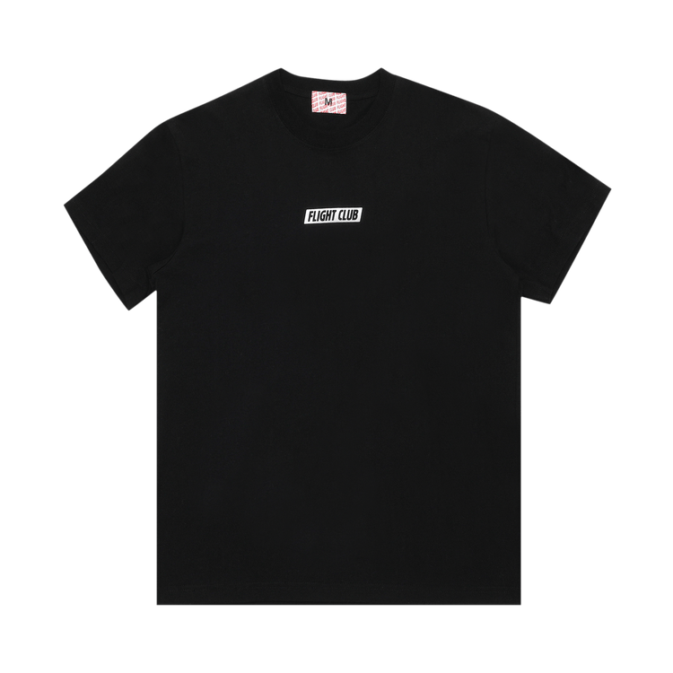 Flight Club Slant Logo Tee "Black/White"