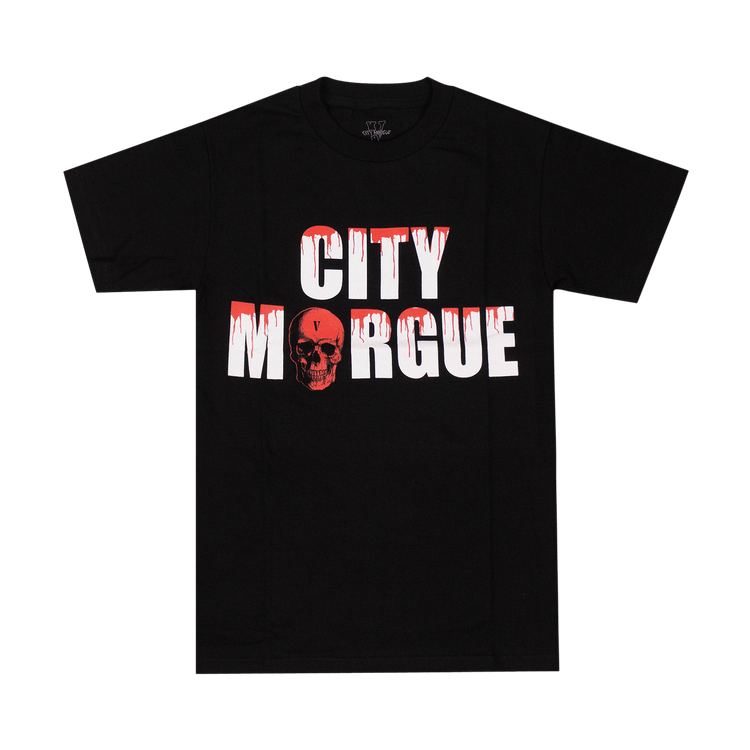 Vlone x City Morgue Drip Short-Sleeve T-Shirt "Black"