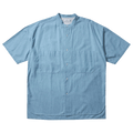 nanamica Big Band Collar Wind Shirt "Indigo Bleach"