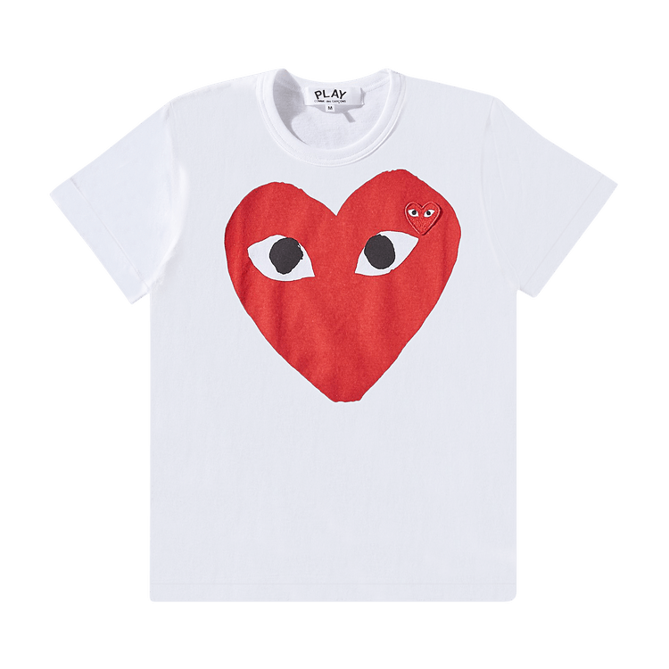 Comme des Garçons PLAY Large Heart Logo T-Shirt "White"
