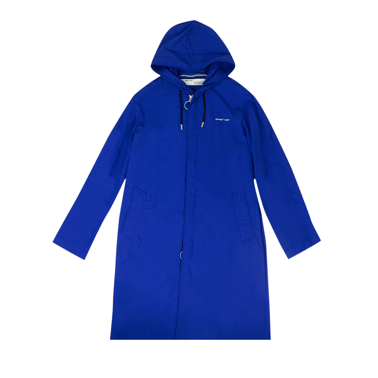 Off-White Diag Raincoat "Blue"