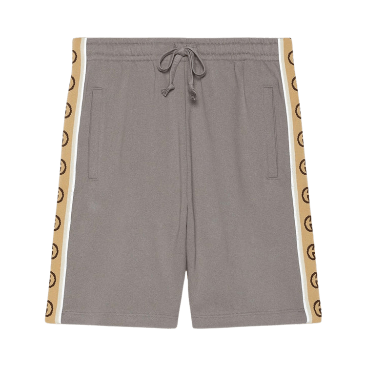Gucci Cotton Jersey Shorts "Smoke Grey"