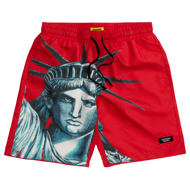 Chinatown Market Nyc Shorts "Red"