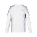 C2H4 Double Layer Long-Sleeve T-Shirt "White/Blue"