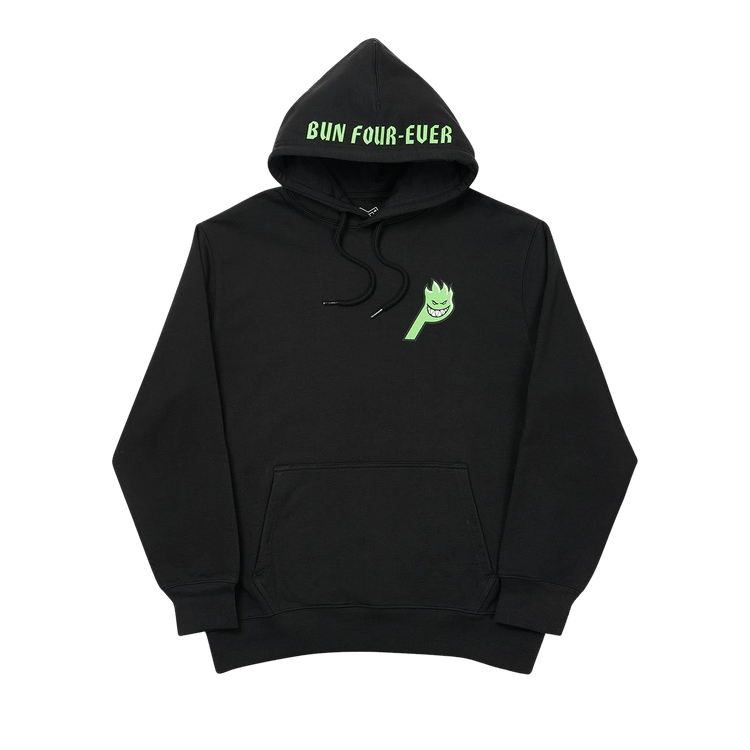 Palace x Spitfire Live To Bun Hood "Black"