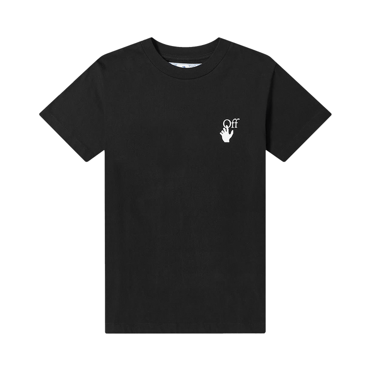 Off-White Cut Here Short-Sleeve Slim Tee "Black/White"