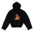 Off-White Diag Fire Back Zip Sweatshirt "Black"