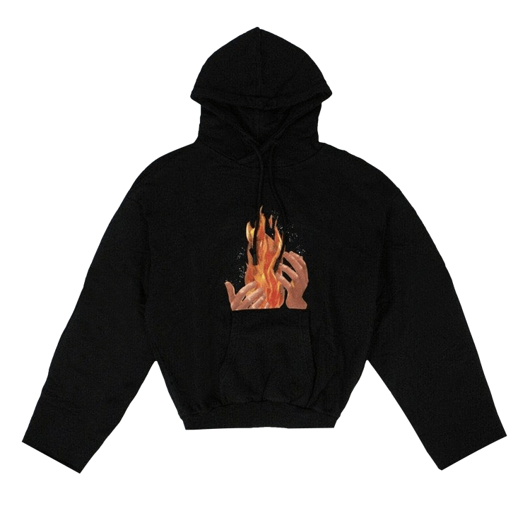 Off-White Diag Fire Back Zip Sweatshirt "Black"