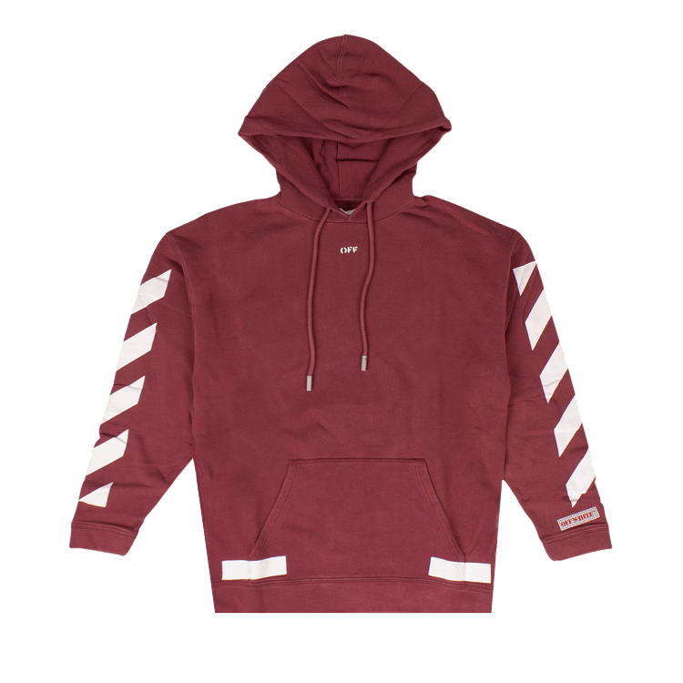 Off-White Diags Arrows Hooded Sweatshirt "Red"