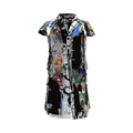Comme des Garçons Digital Print Reconstructed Coat "Multicolor"