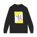 Raf Simons Nylon Sequined Sweatshirt "Black"