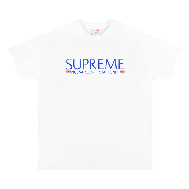 Supreme Nuova York Tee "White"