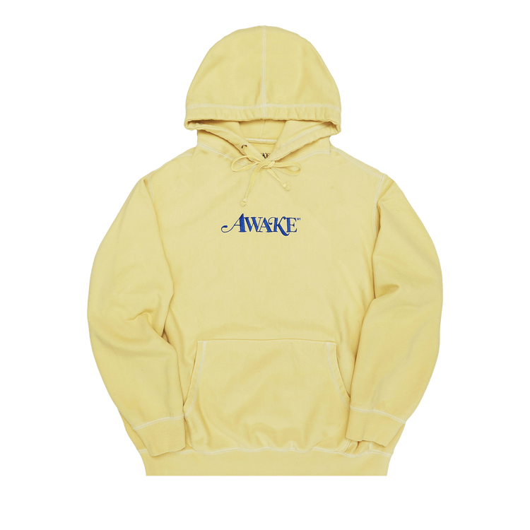 Awake NY Classic Logo Hoodie "Light Yellow"