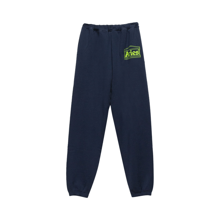 Aries Logo Premium Sweatpants "Blue"