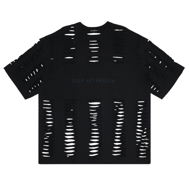 Raf Simons Icarus Laser Cut Tee "Black"