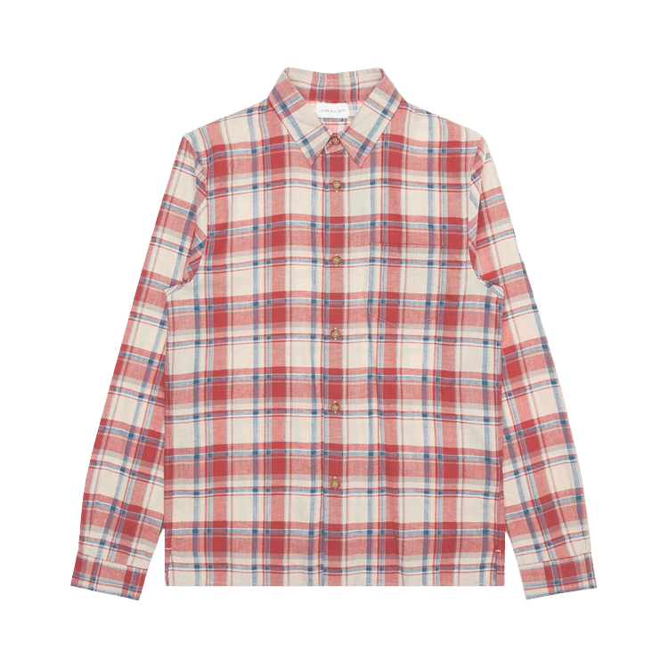 John Elliott Sly Cotton Straight Hem Shirt "Annes Check"
