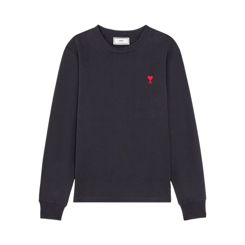 Ami Long-Sleeve T-Shirt "Navy"