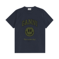 GANNI Basic Cotton Jersey Tee "Phantom"