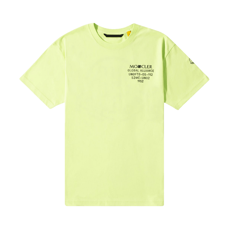 Moncler Genius x Undefeated Small Logo Print Tee "Open Yellow"
