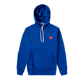 Comme des Garçons PLAY Logo Patch Hooded Sweatshirt "Navy"