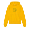 Off-White Workers Logo Slim Hoodie "Yellow/Black"
