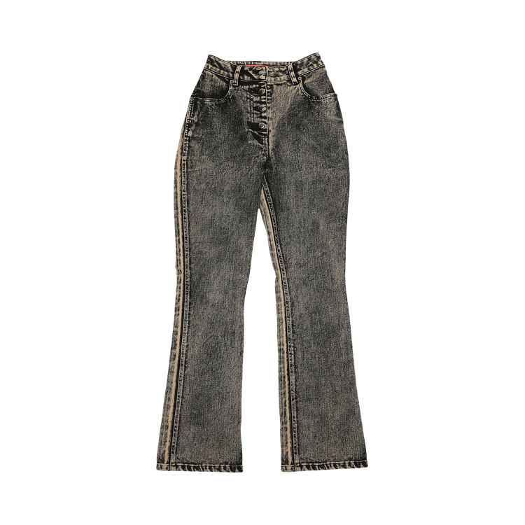 Eckhaus Latta Kick Flare Jean "Khaki Acid"