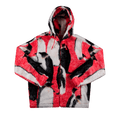 Supreme Penguins Hooded Fleece Jacket "Pink"