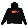 Vlone Friends Hooded Sweatshirt "Black/Orange"