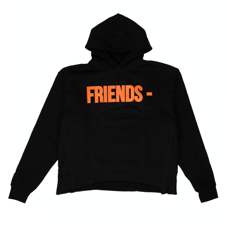 Vlone Friends Hooded Sweatshirt "Black/Orange"
