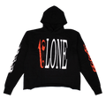 Vlone x Palm Angels Logo Hooded Sweatshirt "Black/Red"