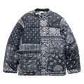 Kapital Gauze Bandana Patchwork Quilt Samu Work Blouson "Black"