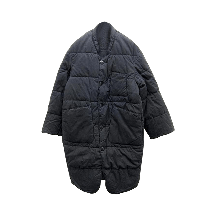 Kapital Rip Stop Quilt Samu Coat "Black"