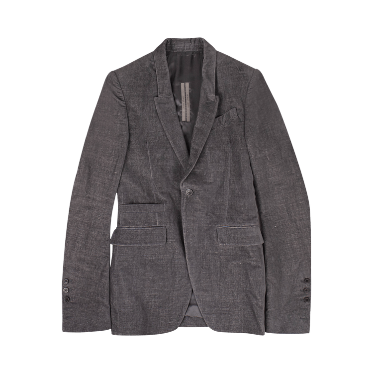 Rick Owens Woven Blazer "Blue"