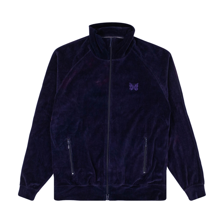 Needles Velour Uneven Dye Track Jacket "Purple"