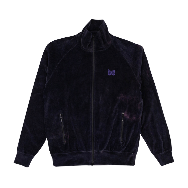 Needles Velour Uneven Dye Track Jacket "Navy Blue"