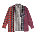 Needles Flannel 7 Cuts Button Down Shirt "Red"