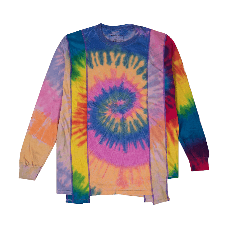 Needles Tie-Dye 5 Cuts Long-Sleeve T-Shirt "Washed Multi-Color"