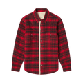 Saint Laurent Classic Shearling Western Shirt "Carreaux Red"
