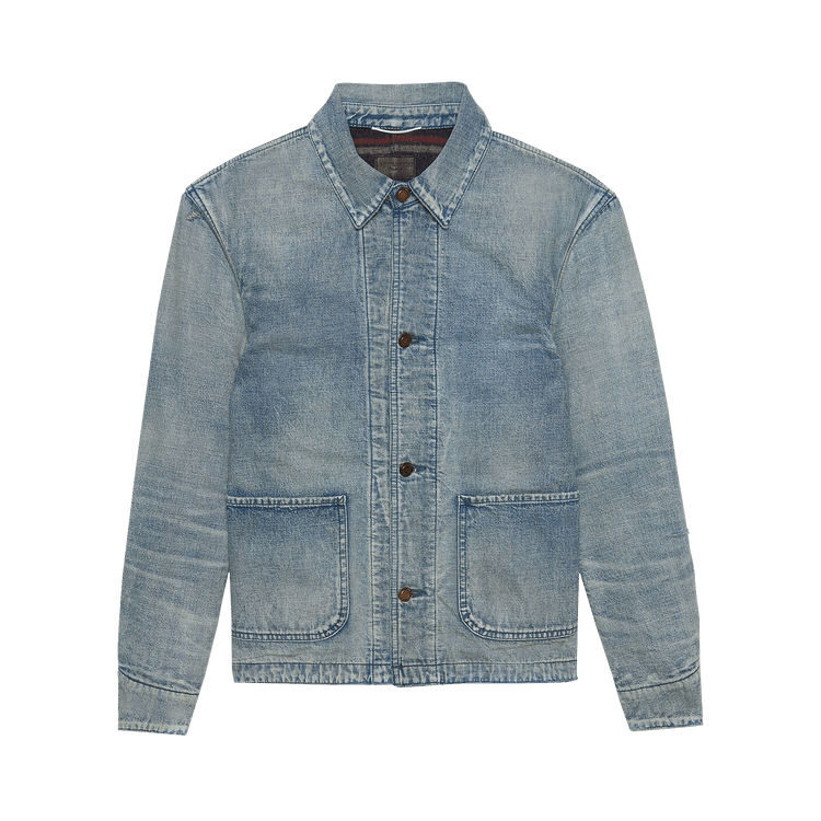 Saint Laurent Fifties Denim Jacket "Sun Dirty Blue"